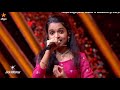 Glimpse Of Chevvanthi Pooveduthen Song By LayaVarshini UnniMenon ️‍ Super Singer Junior 10