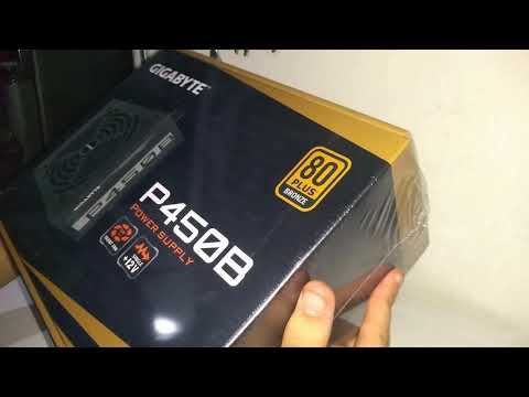 Gigabyte P450B maitinimo blokas 450 W 20+4 pin ATX ATX Juoda video