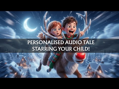 Personalised Audio Tale Starring Your Child: "Father Christmas & The Lost Key (Up to 71%Off) - Second Medium