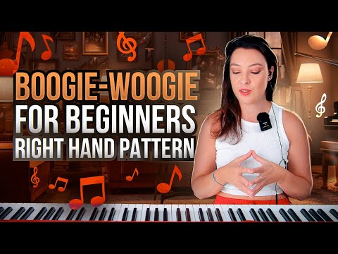 Boogie-woogie for beginners. Right hand riff.