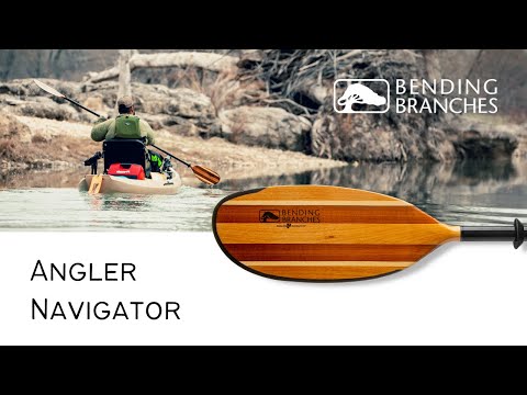 Bending Branches Angler Navigator Hybrid Wood 2-Piece Kayak Paddle video poster