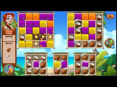Lost Island Blast Adventure Level 1686 - NO BOOSTERS 🏝️ | SKILLGAMING ✔️
