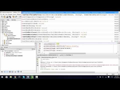 JavaFX Tutorial 33 Making Application using TableView part 4