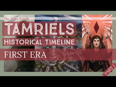 Elder Scrolls Historical Lore, First Era - Part 1 (Saint Alessia, Ayleid Civil War, Wild Hunt, etc)