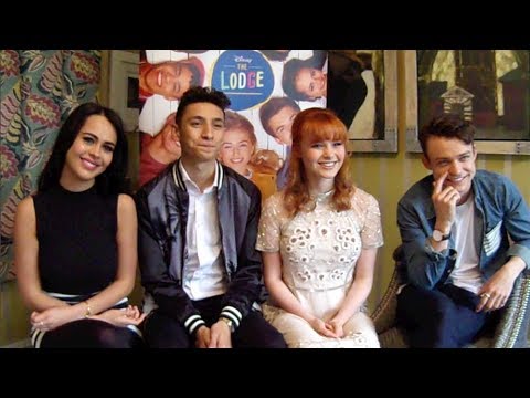 Disney's The Lodge Season 2 teenage stars interviews