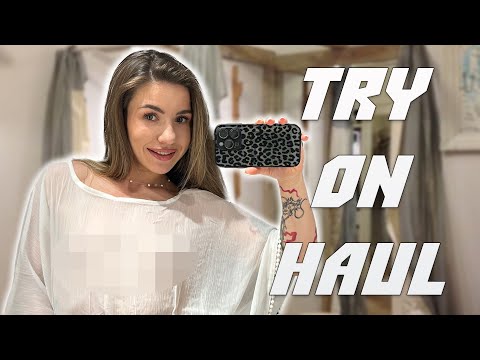 2024 Transparent Try on Haul | See-Through & Braless Vibe at Mall