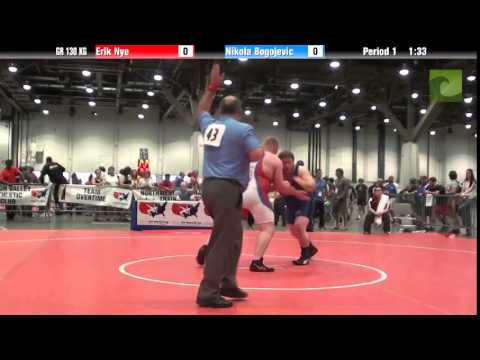 Greco GR 130 KG - Erik Nye vs. Nikola Bogojevic