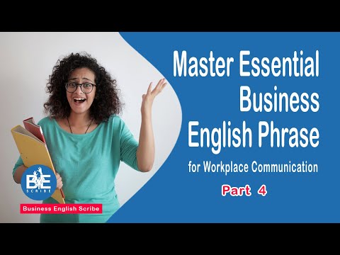 💼💬📈 Business communication | Essential Business English Phrases for Workplace Communication Part 4