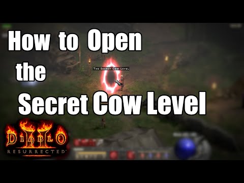 How to Open the Secret Cow Level - Easter Egg Diablo 2 Resurrected