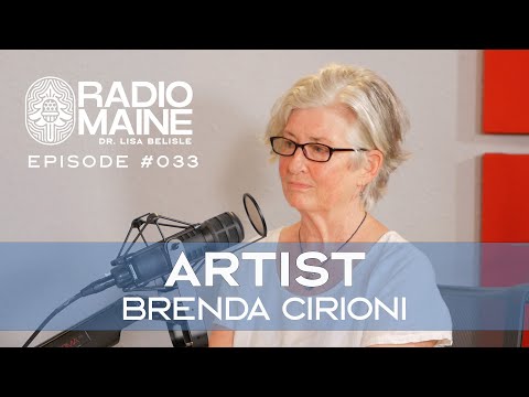 Radio Maine: Maine Artist Uses Recycled Acrylic Paint to Create Stunning Abstract Paintings: Meet Brenda Cirioni