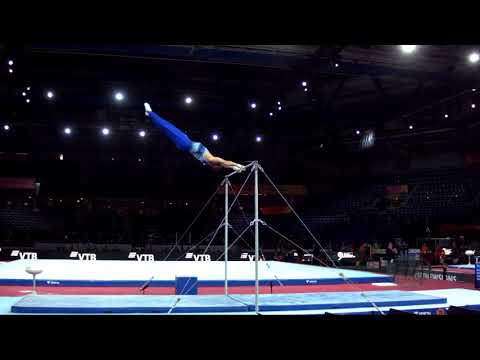 KUZOVKOV Konstantin (GEO) - 2019 Artistic Worlds, Stuttgart (GER) - Qualifications Horizontal Bar