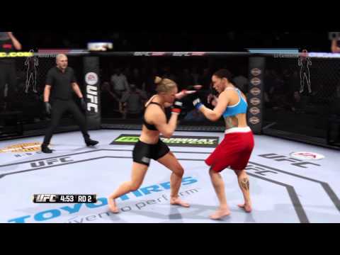 UFC -  Female  Match KO!!!!