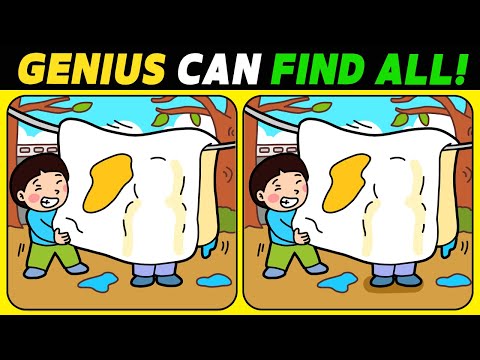 【Spot the difference】Only genius find the difference【 Find the difference 】 No.1222