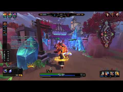 Afrodite com hack de velocidade SMITE