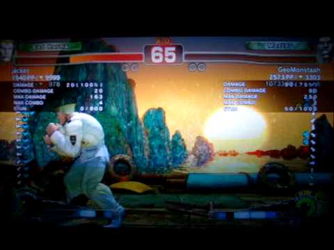 GeoMonstaah (balrog) vs. Jacker (guile) SSF4 ae RANKED xbl