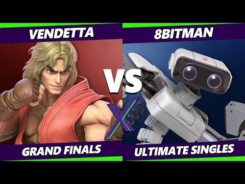 S@X 377 Online GRAND FINALS - 8BitMan [L] (ROB) Vs. Vendetta (Ken) Smash Ultimate - SSBU