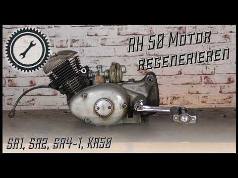 Rebuilding a Simson RH 50 engine & detecting wear - SR1, SR2, SR4-1, KR50 Tutorial