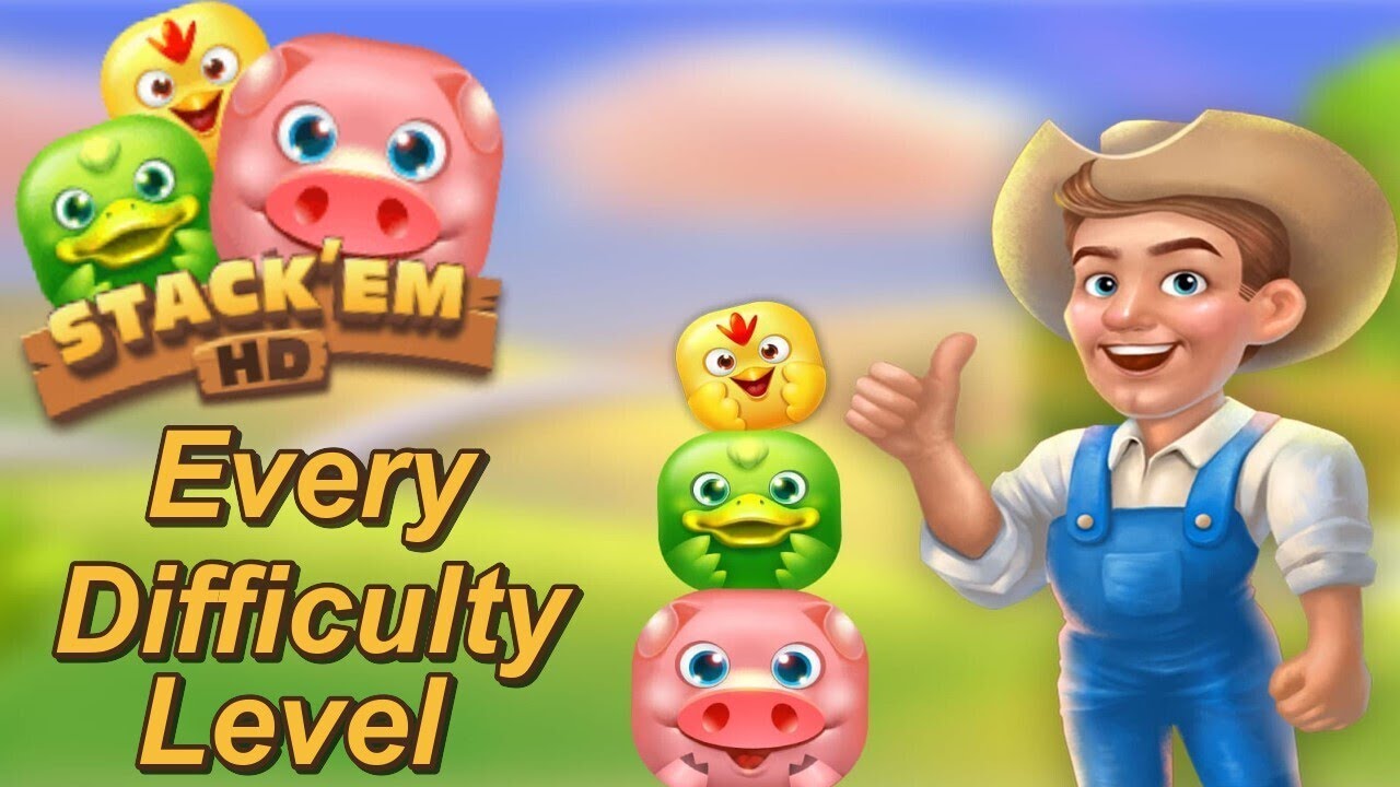 Pogo Games: Stack 'Em HD - All Difficulty Levels