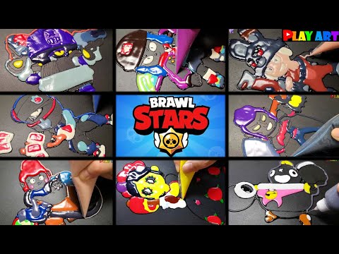 Brawl stars NEW Darryl,Heroine Bibi,DarkBunny Penny,Street Ninja Tara, Mortis,Pam,Calavera Piper,Pam