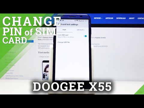 How to Change SIM PIN in DOOGEE X55 – PIN Options