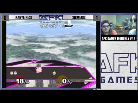 AFK Monthly #12 - Kanye Rest  (Jigglypuff) vs. Sirmeris (Sheik) - Grand Finals