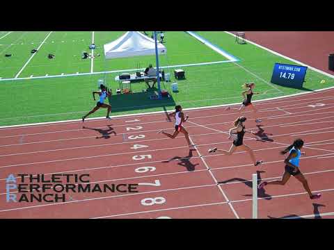 Girls 100m Hurdles - Prelims - H4