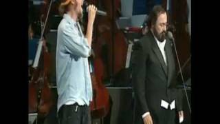 Pavarotti & Jovanotti: (H.Q - 4/3) ♫ Serenata Rap/Mattinata ♫ (LIVE - Modena 12 Settembre 1995)