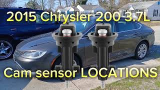 2015 Chrysler 200 3.6L cam sensor LOCATIONS and removal instructions
