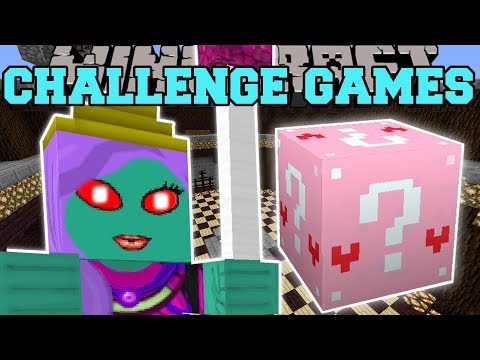 Minecraft: QUEEN ZOMBIE CHALLENGE GAMES - Lucky Block Mod - Modded Mini-Game