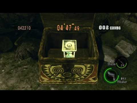 Resident Evil 5 Remastered Mercenaries Co-op pt4 - Wesker/Sheva on Temple Ruins