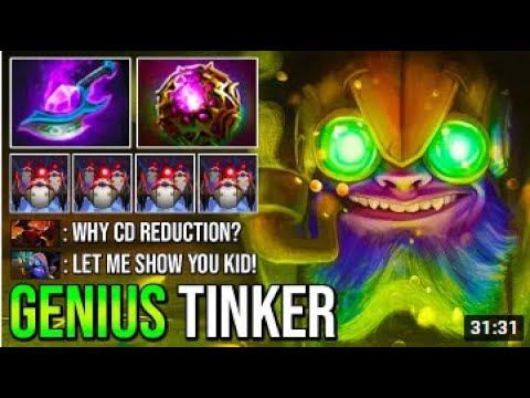 MAX COOLDOWN REDUCTIONS TINKER Shot Gun & Laser Down Everything on The Map 7 28 Meta Dota 2