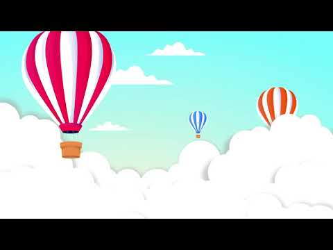 Hot Air Balloons Travel Loop Free Animated Background by Motion Made