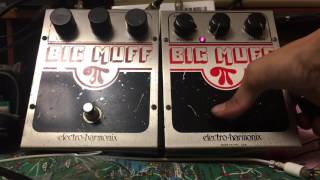 Video thumbnail for ELECTRO HARMONIX BIGMUFF(reissue) VS BIGMUFF（80's vintage EH3034） by sublow326