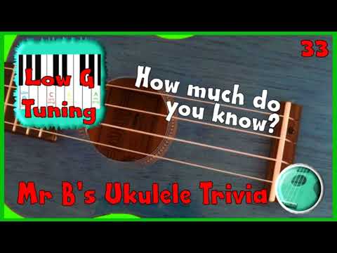 Ukulele Trivia No. 33; The Low G | Mr B's Ukulele Channel