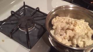 Using Simmer Sticks to reheat Mac-N-Cheese