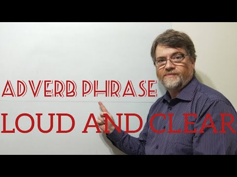 English Tutor Nick P Adverb Phrase (34) Loud and Clear - Word Origin