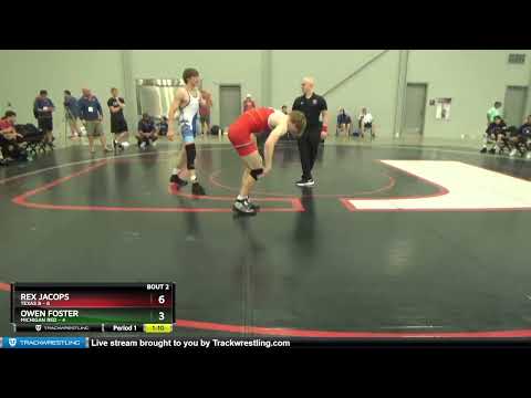 152 Lbs Round 1 (6 Team) - Rex Jacops, Texas B Vs Owen Foster, Michigan Red 94ec
