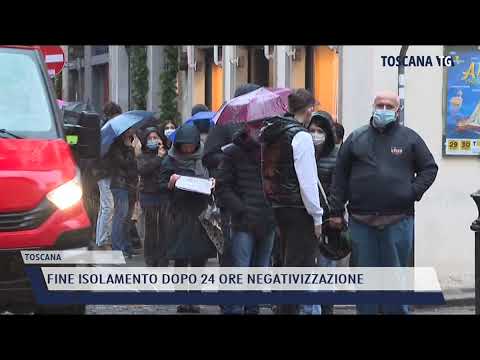 2022-01-11 TOSCANA - FINE ISOLAMENTO DOPO 24 ORE NEGATIVIZZAZIONE
