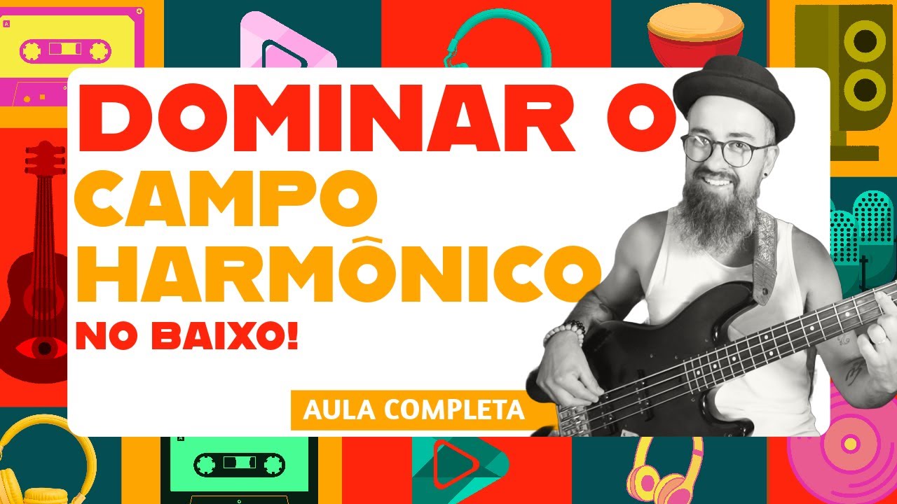 COMO DOMINAR O CAMPO HARMÔNICO NO BAIXO! (Aula Completa) | Ep453