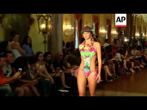 The sexiest, most glamorous beachwear of 2013 with shows from Blue Man and Salinas