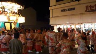 preview picture of video '川内八幡宮例大祭２０１０　松竹丸の運行'