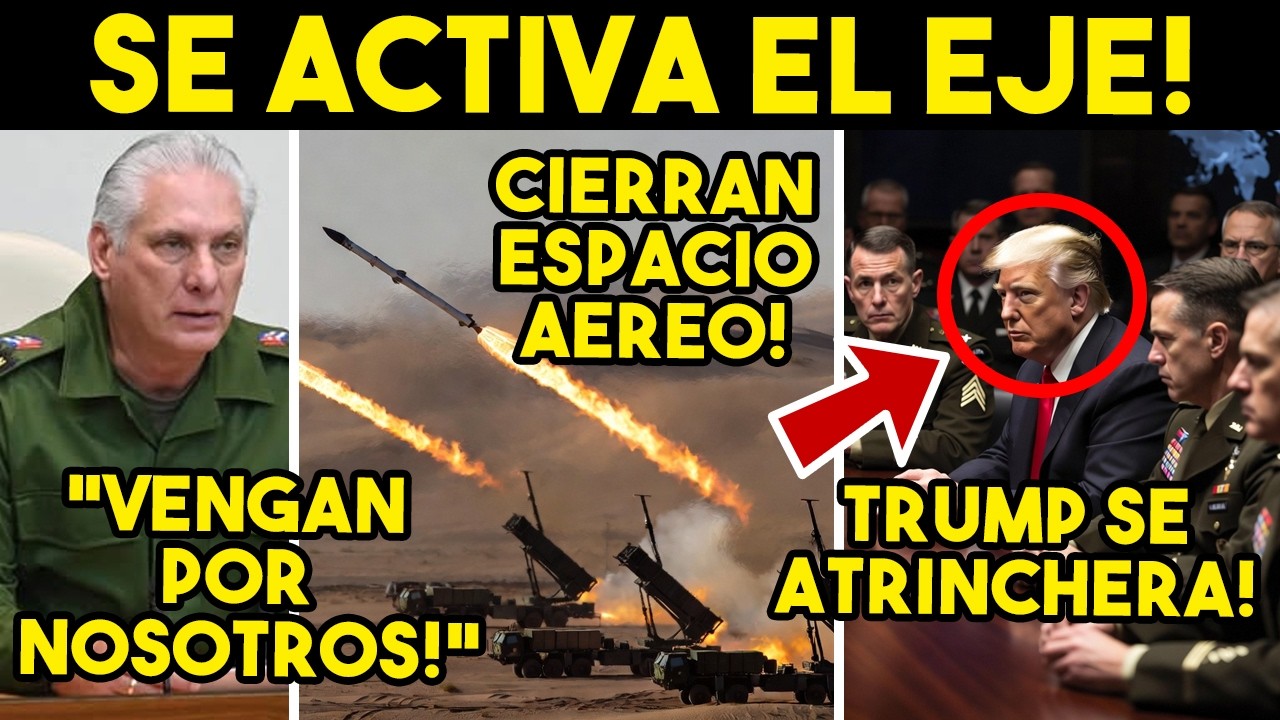 DE ULTIMA HORA! RET4N A TRUMP, CUBA SORPRENDE A EU. IRAN SACA M1S1LES, NO LO PUEDEN CREER