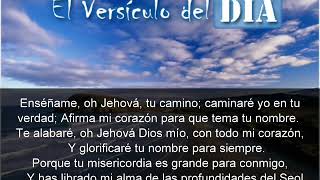 Miniatura del video: El versiculo del dia .com - Salmos 86 v11-13