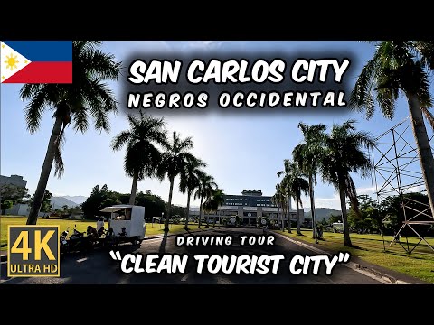 Passeio de carro CIDADE TURÍSTICA LIMPA nas Filipinas | Cidade de San Carlos @RogerIsmiVlogs