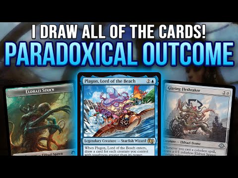 SO MANY CARDS! Plagon, Lord of the Beach + Glaring Fleshraker in Paradoxical Outcome | MTG Legacy