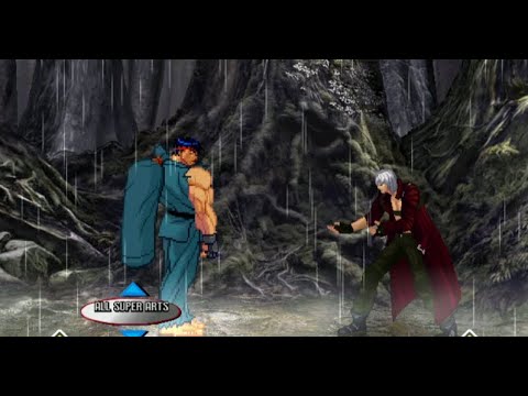 RYU VS DANTE HIGH LEVEL EPIC FIGHT YOU EVER SEE IN YT!