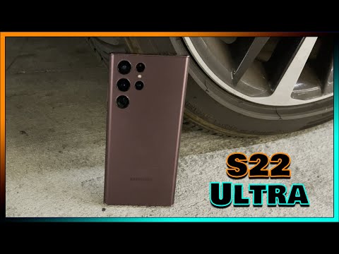 Samsung Galaxy S22 Ultra Durability Test (Water, Scratch, Bend, Crush)