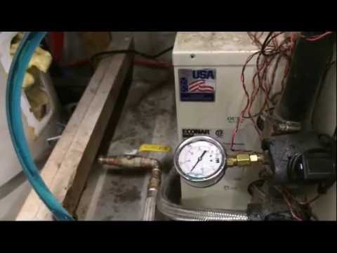 Fix for low pressure in a geothermal ground loop