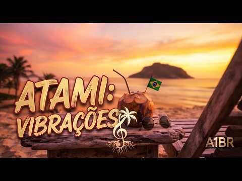 As belezas da Praia de Atami no litoral do Paraná ao som de um reggae roots inesquecível 🌊🌴 Memórias
