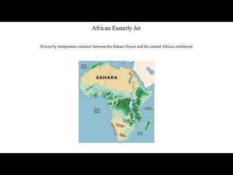 METR2023 - Lecture 16 - Segment 2: The African Easterly Jet